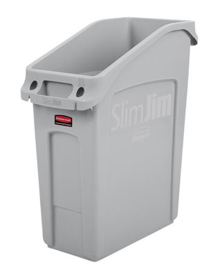 Collecteur encastrable Slim Jim gris 49L