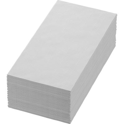 Serviette Dunisoft blanc 40x40 pliage en 8 par 360