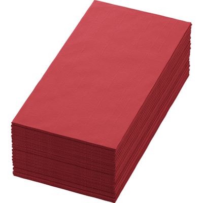 Serviette Dunisoft bordeaux 40x40 pliage en 8 par 360