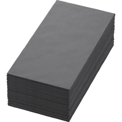 Serviette Dunisoft granite 40x40 pliage en 8 par 360