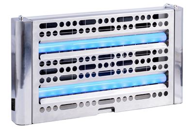 Désinsectiseur inox Led à glu 14W