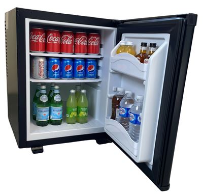 Minibar hotel 30L porte pleine noir