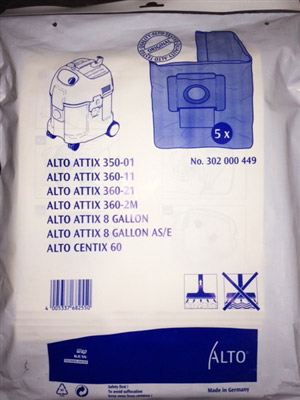 Sac aspirateur alto Attix 360-2M par 5