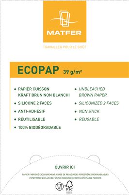 Papier siliconé ecopap 500 feuilles 53x32