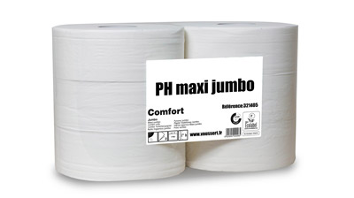 Papier toilette maxi jumbo Ecolabel 2 plis colis 6