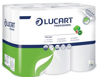 Promo Papier toilette blanc prédécoupé ecolabel chez Plein ciel