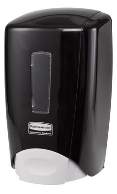 Distributeur savon Rubbermaid flex noir 500 ml