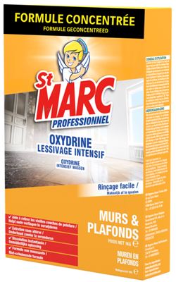 Lessive Saint Marc oxydrine professionnel lessivage des murs 1 kg