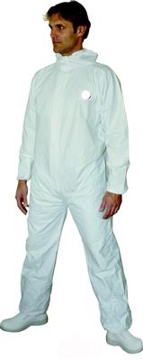 Combinaison De Protection Jetable Catégorie III - Polypropylène/PE 45 G/m² - Taille Unique (158-194 Cm) - Certifiée CE