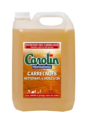 Carolin nettoyant sol l’huile de lin 5 L