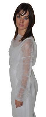 Blouse jetable isolation blanche les 10