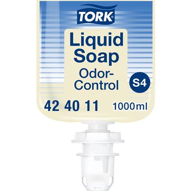 Savon mains anti odeur Tork S4 6X1L