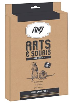 Piège englué rats et souris x2 Fury