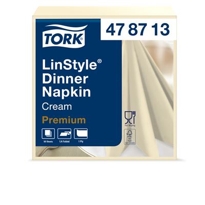 Serviette Tork Linstyle dinner vanille les 50