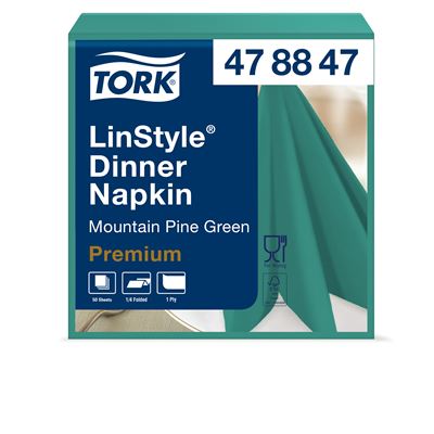 Serviette Tork Linstyle vert chene les 50