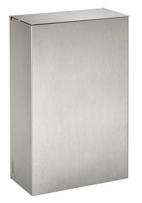 Poubelle murale Rossignol 10 L inox etrier