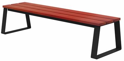 Banquette a fixer bois et noir