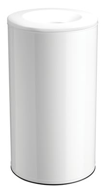 Poubelle anti-feu 110L blanc Rossignol