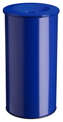 Poubelle anti-feu 50L bleu neo