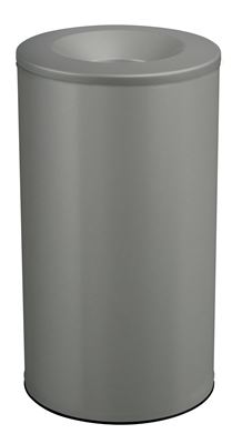 Poubelle anti-feu 110L gris Rossignol