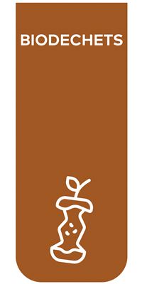 Etiquette tri selectif biodéchets