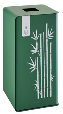 Poubelle de tri sélectif 75L verre signature