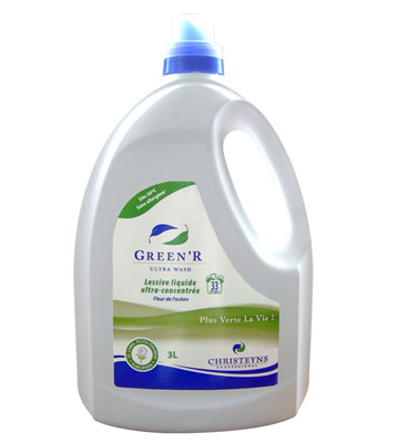 Lessive liquide ecolabel Green’r Ultra Wash professionnel 3 L
