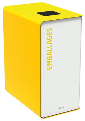 Poubelle de tri selectif 65L emballages