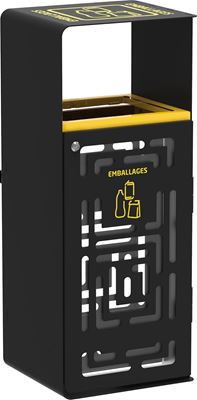 Poubelle de tri sélectif Artri 110L emballages