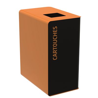 Poubelle de tri sélectif 90L cartouches cubatri