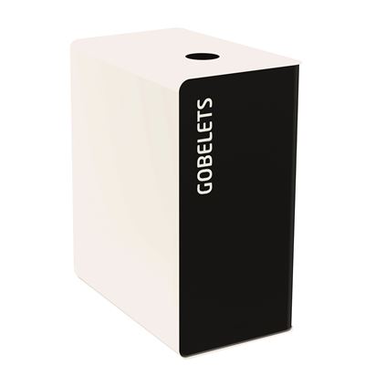 Poubelle de tri sélectif 90L gobelets cubatri