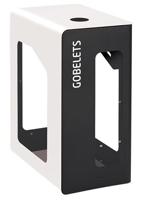 Poubelle de tri sélectif vigipirate 90L gobelets cubatri