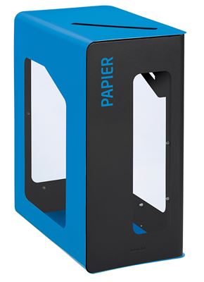 Poubelle de tri sélectif vigipirate 90L papier cubatri