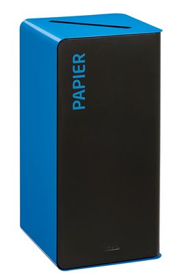 Poubelle de tri sélectif 75L papier cubatri