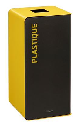 Poubelle de tri sélectif 75L plastique cubatri 