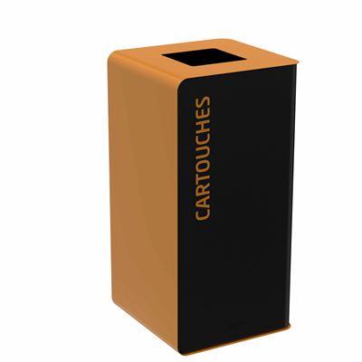 Poubelle de tri sélectif 75L cartouches cubatri