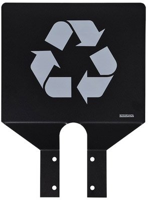 Plaque de tri produit recyclable gris