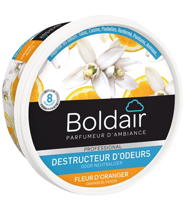 Boldair gel destructeur d’odeur fleur d orangé 300 grs