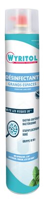 Wyritol desinfectant grands espaces aerosol 750 ml