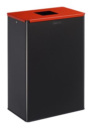 Poubelle de tri sélectif Calitri 60L rouge