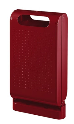 Poubelle exterieure Rossignol 60 L urbanet rouge rubis