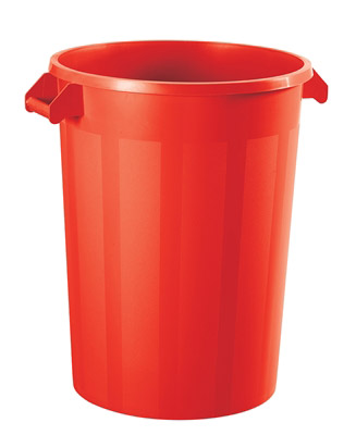 Conteneur rond alimentaire Rossignol 100L rouge