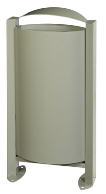 Poubelle exterieure Rossignol Arkéa 60 L gris ciment