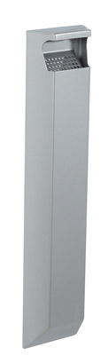 Cendrier exterieur Rossignol mural 3L gris metal