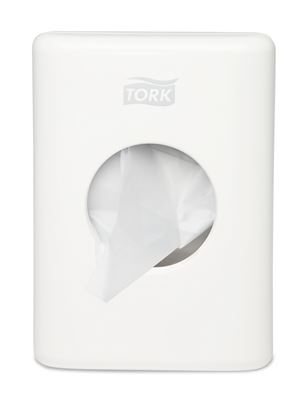 Distributeur sachets périodiques Tork blanc