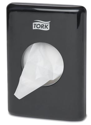 Distributeur sachets périodiques Tork noir