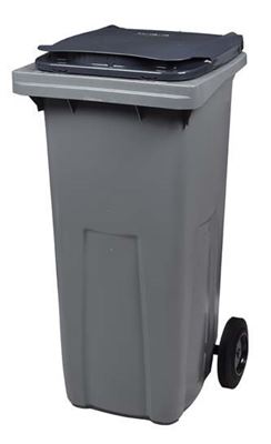 Conteneur poubelle 2 roues 120L Rossignol