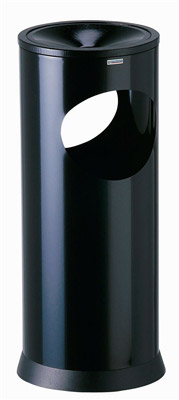 Cendrier corbeille etouffoir Kipso 17,5 L noir