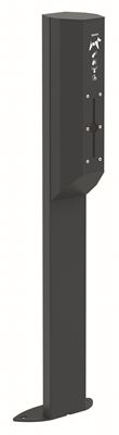 Distributeur hygiène canine sur pied RAL7016 Rossignol