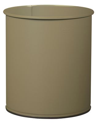 Corbeille papier 15L gris olive Rossignol